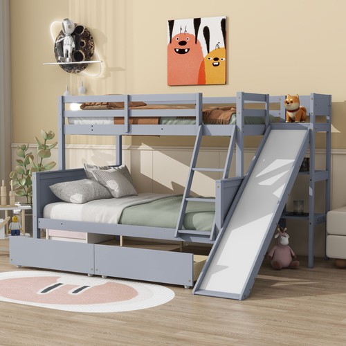 Twin over full - bed, w/2