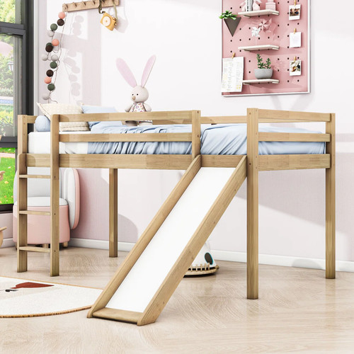 Natural twin wood - wood, loft