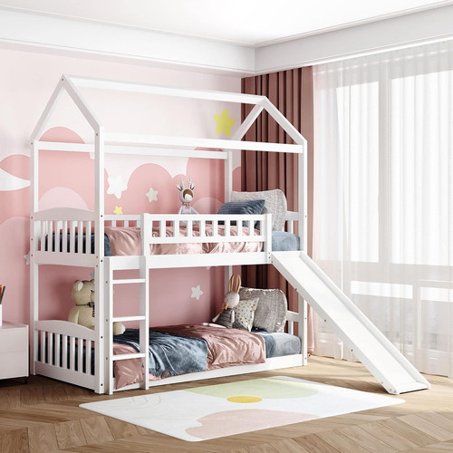Twin over house bunk - over, bed