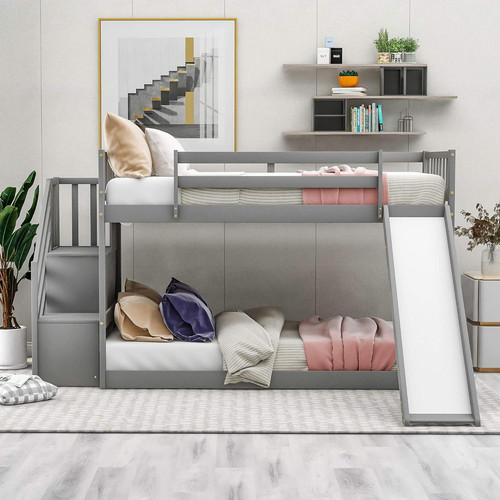 Twin bunk bed - bunk, with