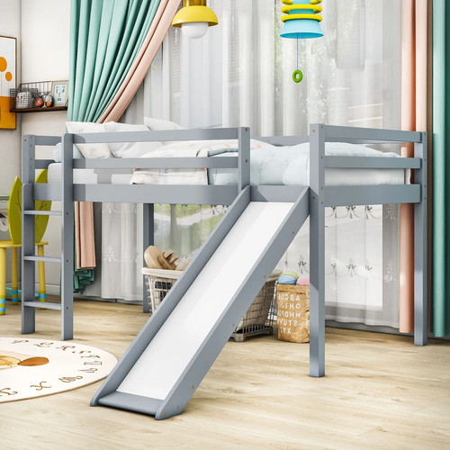 Gray twin low loft - low,