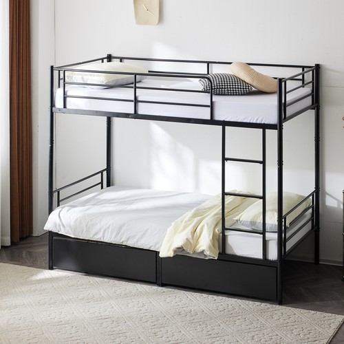 Twin metal bunk - bed, with