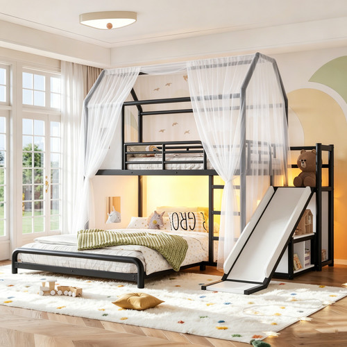 Twin over full playhouse - playhouse, metal