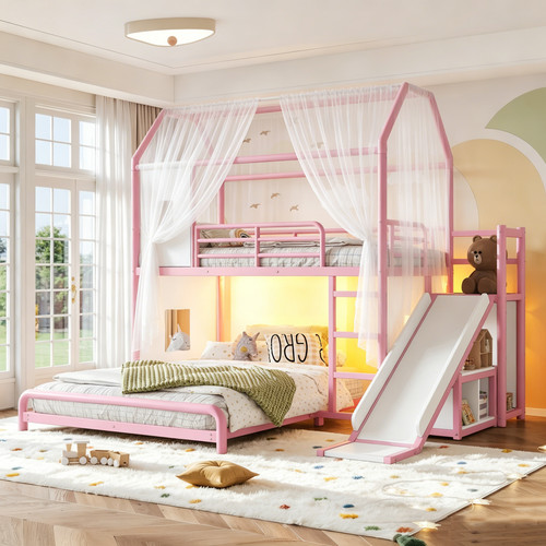Twin over full playhouse - over,